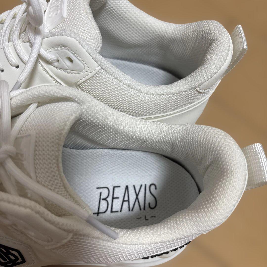 BEAXIS ホワイトスニーカーL size