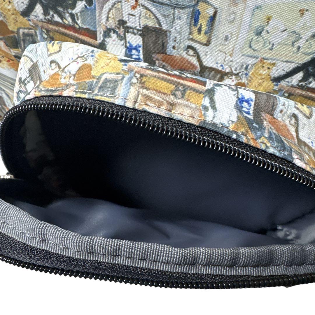 未使用級 スワニー マンハッタナーズ キャリーバッグ 4輪カート 猫柄 軽量