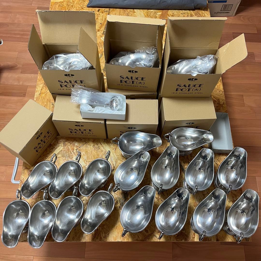 スープポットセットレードル付27セット！(未使用含む)