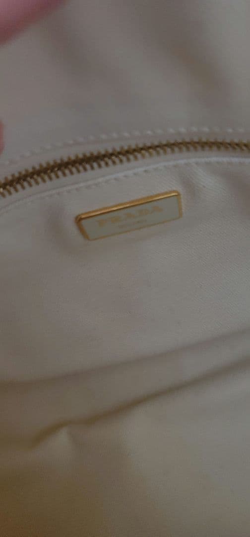 PRADA カナパ ホワイト トートバッグ