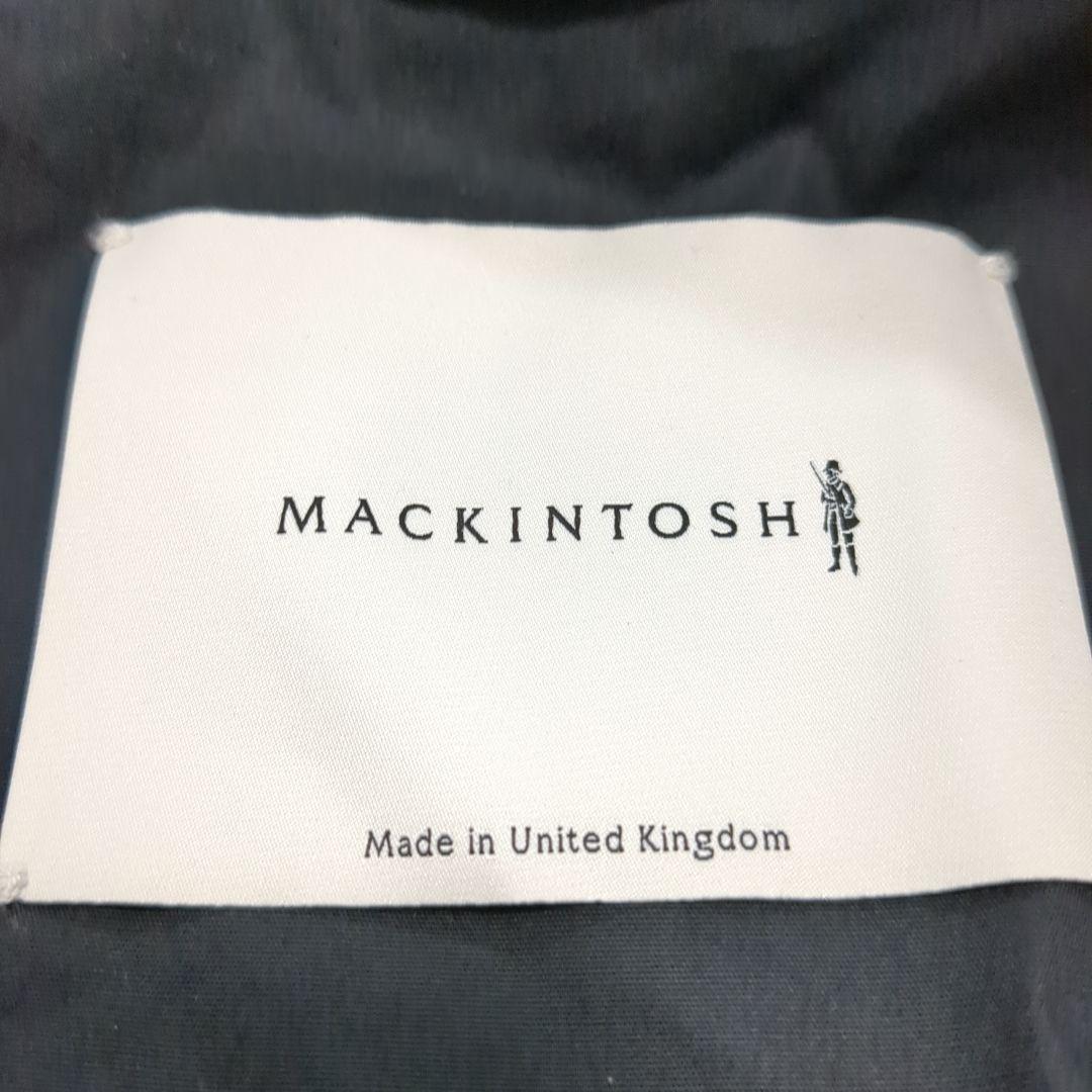 美品 マッキントッシュ ダンケルド ステンカラーコート 38サイズ ブラック