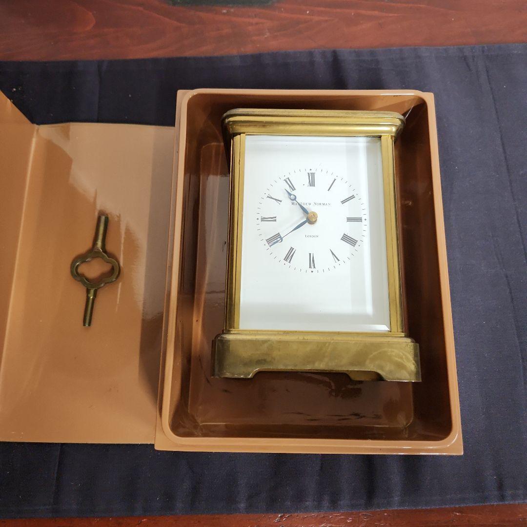 マシューノーマン　MATTHEW NORMAN 置時計 真鍮製