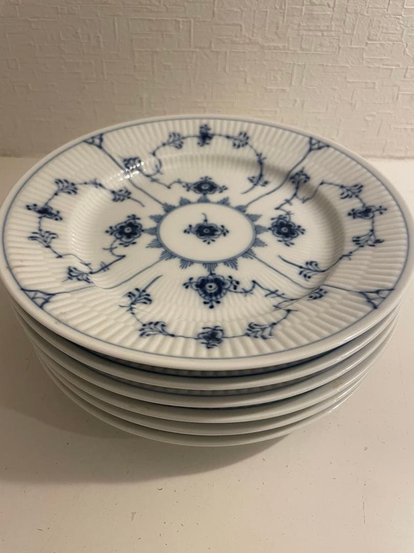 ロイヤルコペンハーゲン プレインプレート6枚