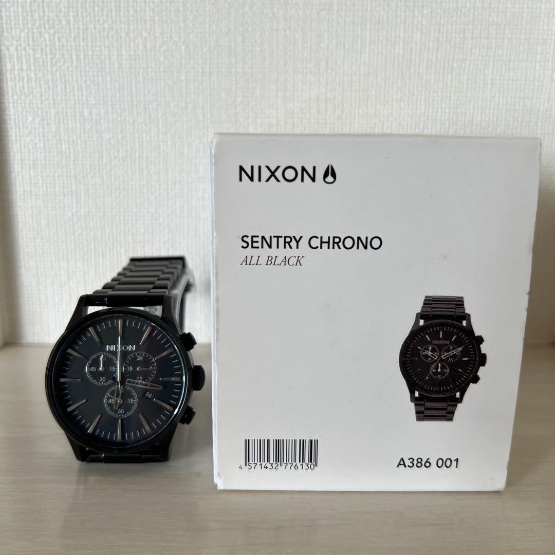 NIXON SENTRY CHRONO オールブラック