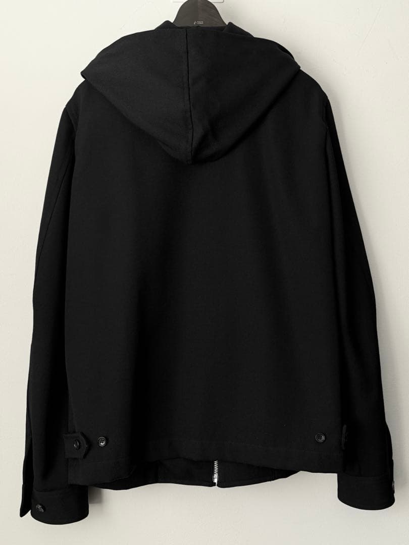 BLACK Comme des Garçons ウールパーカー