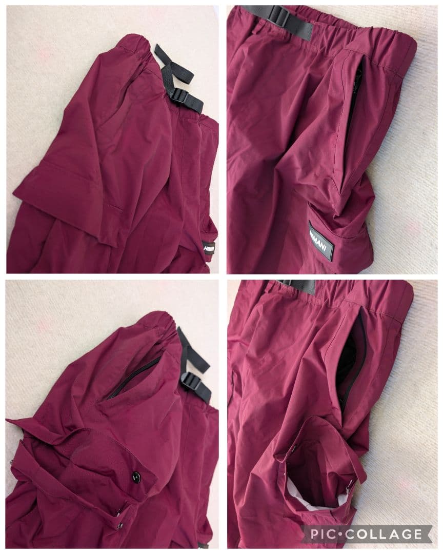 HIMASSMANIA/ハイマスマニア バーガンディ スノーウェア 上下セット