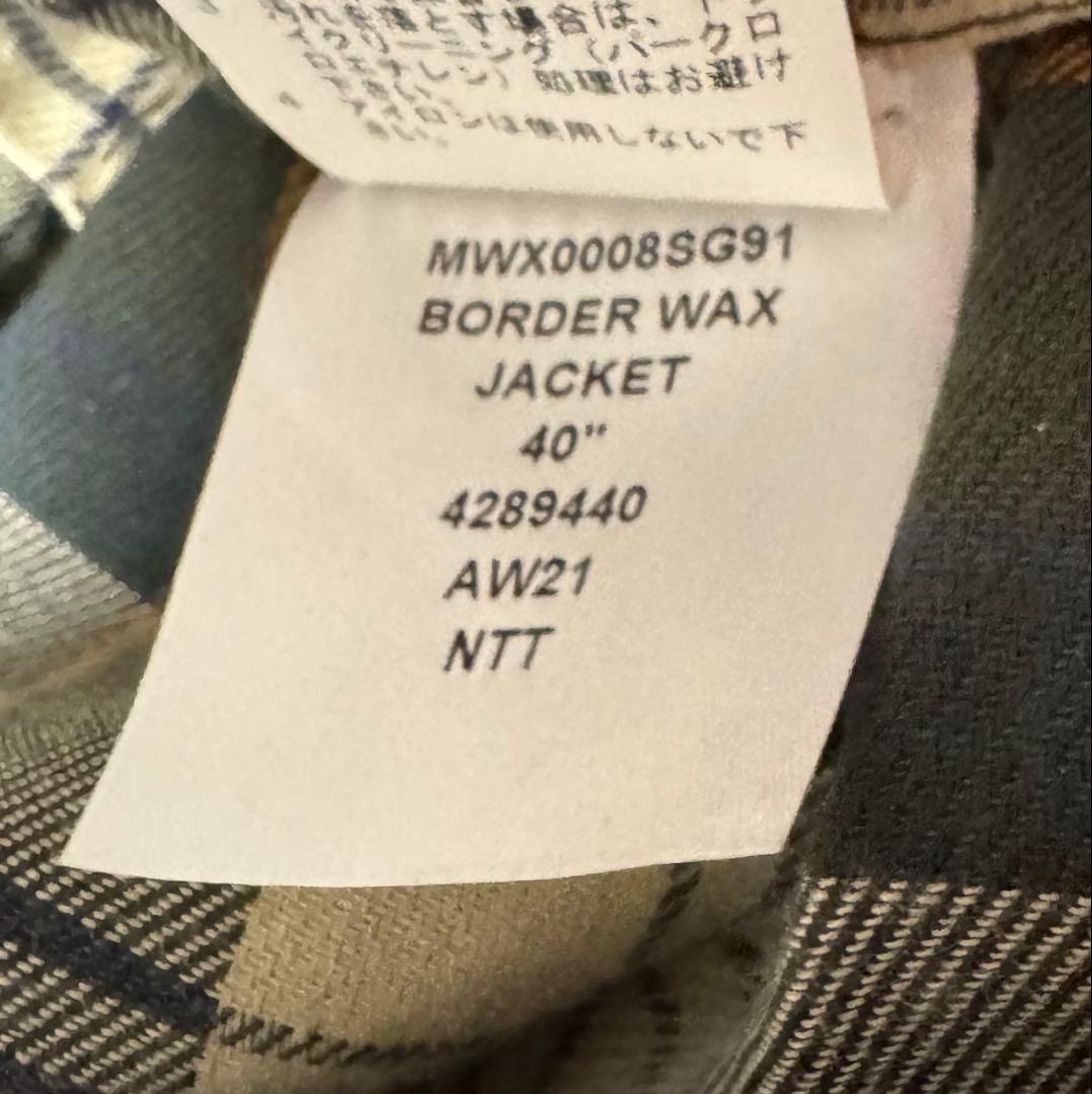 ジャケット・アウター Barbour BORDER size:40