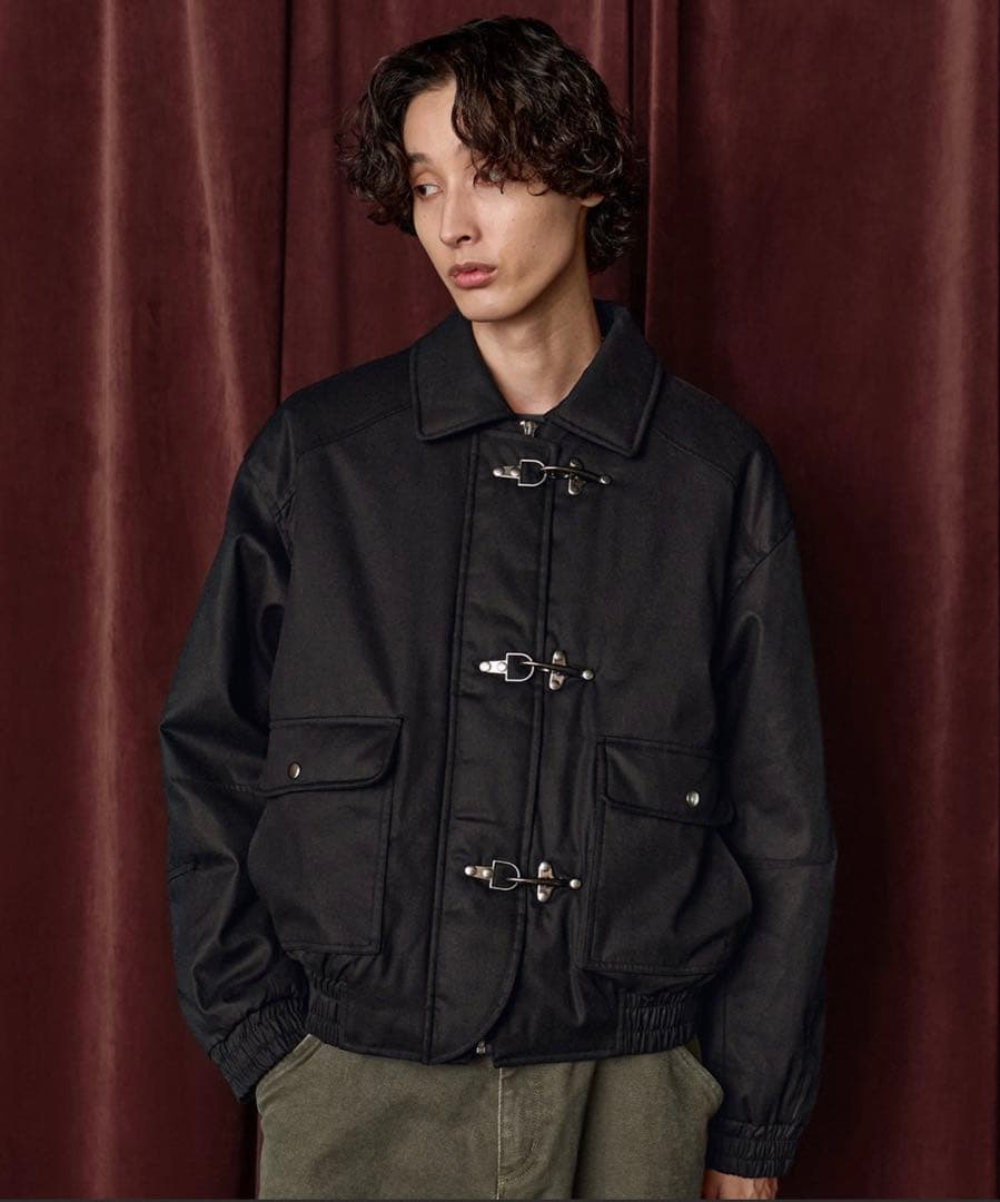 【完売品】Bleme ファイヤーマン 中綿ボリューム オイルドコットン ブルゾン