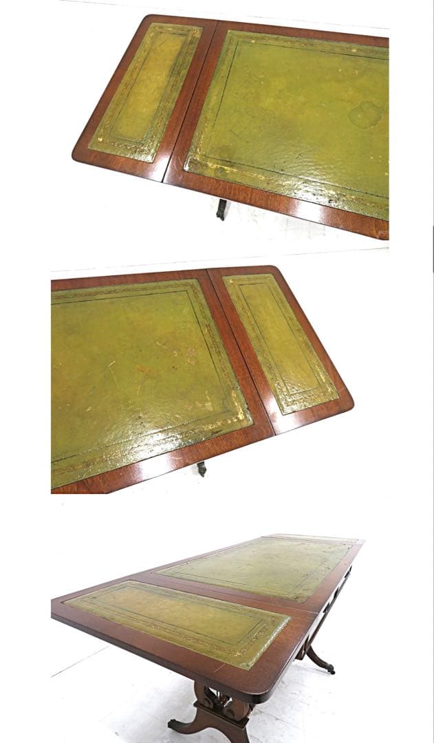 値下げ◆英国★イギリス製★マホガニー★アンティーク★コンソールテーブル★デスク★