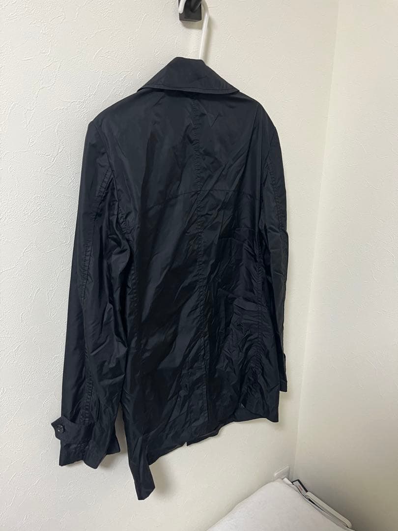 COMME des GARCONS HOMME ステンカラーコート S 黒