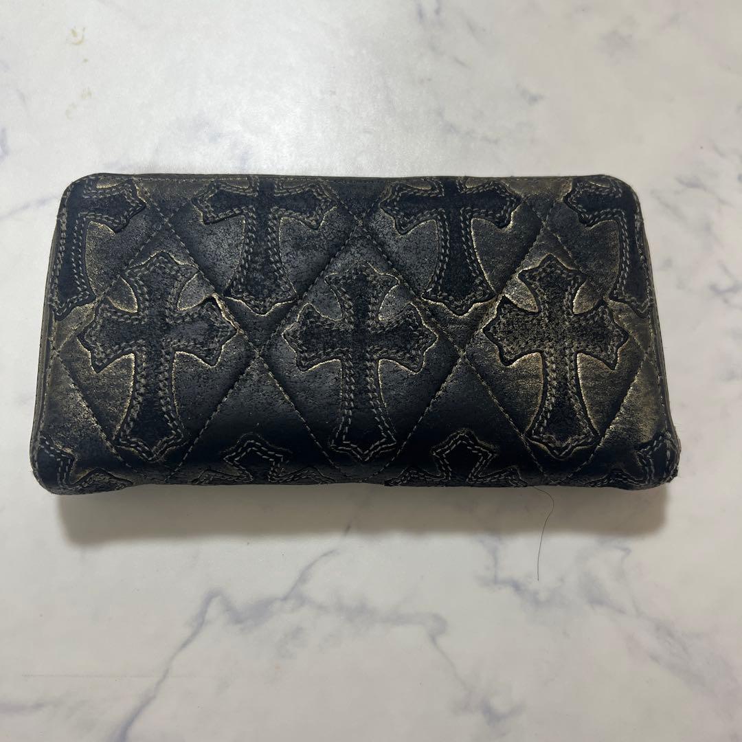 クロムハーツ　セメタリーパッチキルティング長財布