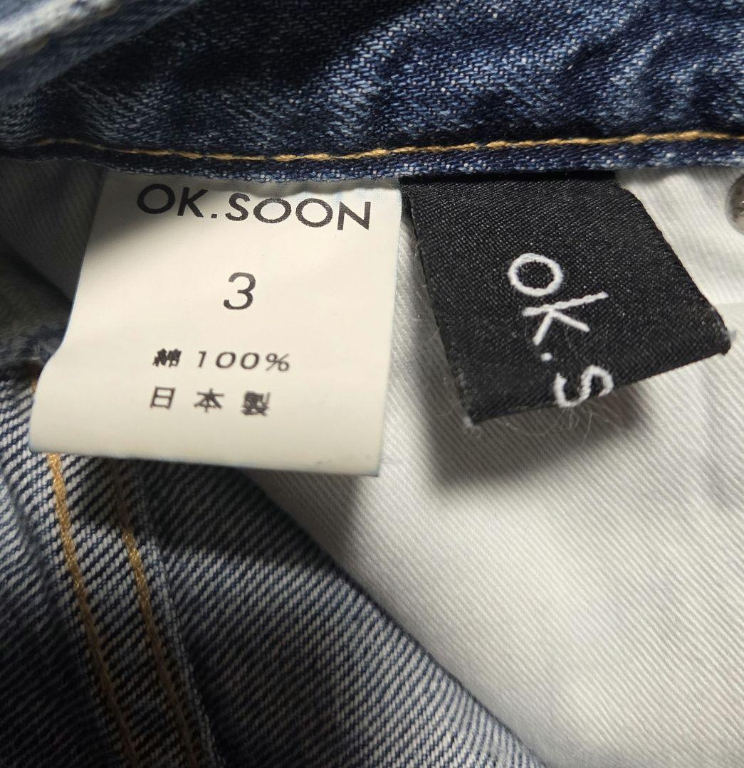 【ok.soon】original wide denim