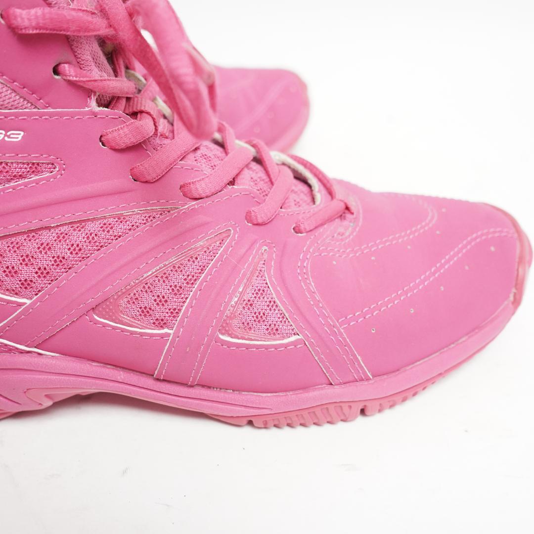 【美品】ミズノ ウェーブダイバース ハイカット スニーカー 23.5cm