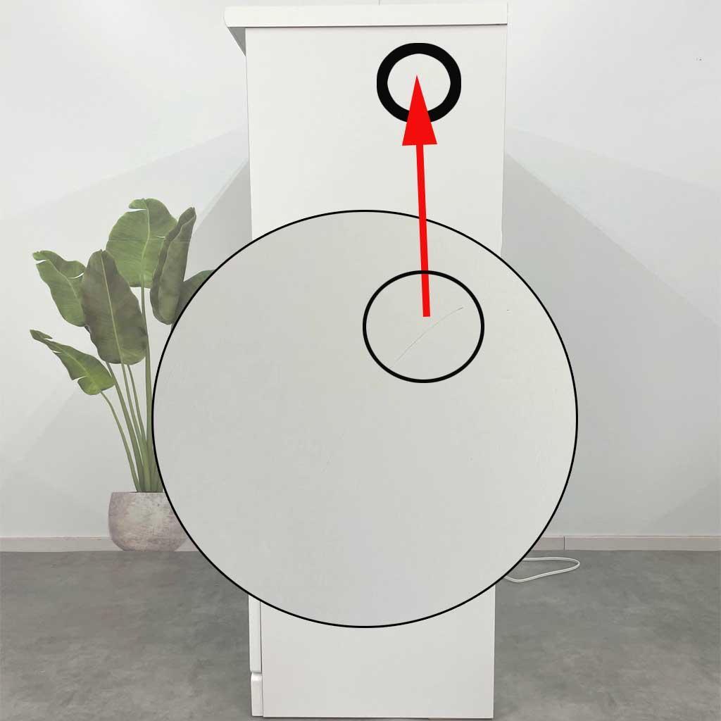 キッチンカウンター 家具 キッチン収納 ダイニングラック 傷あり