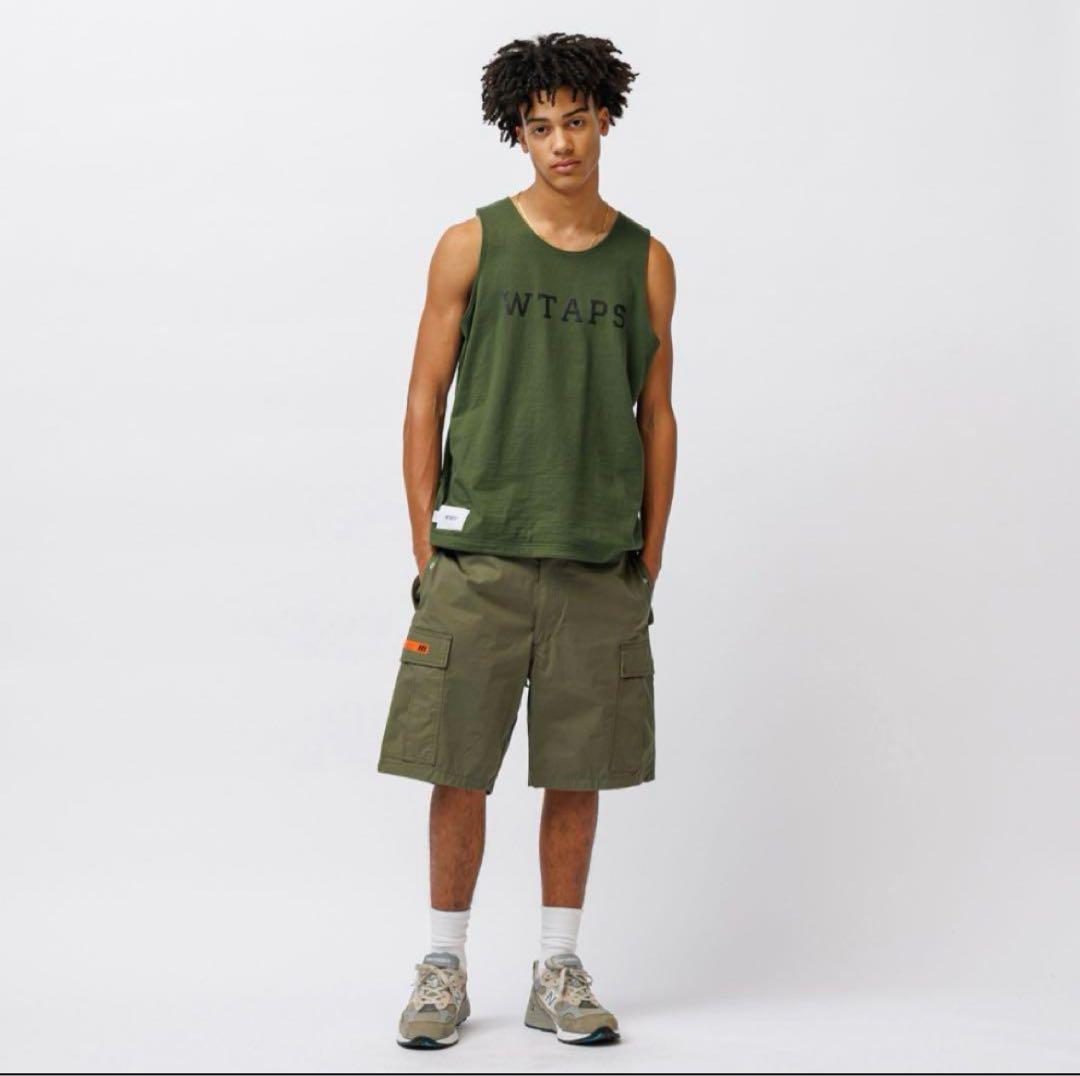 新品 WTAPS MUDDY/TANKTOP/COTTON オリーブドラブ L