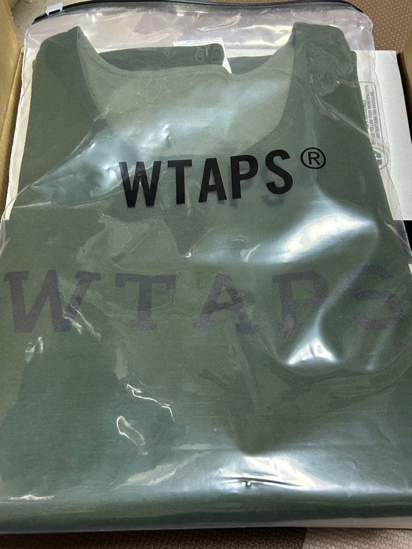 新品 WTAPS MUDDY/TANKTOP/COTTON オリーブドラブ L