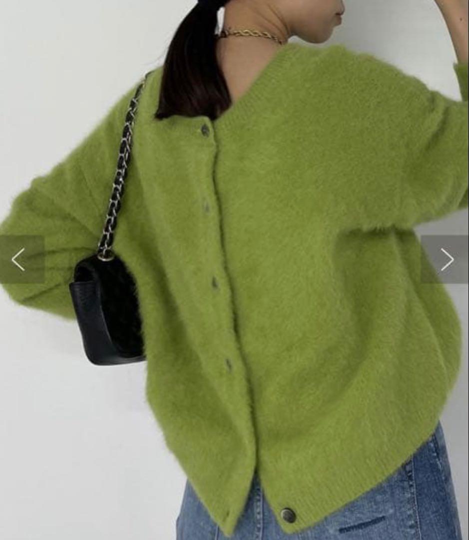 loungedress FURカシミヤ2WAYニット