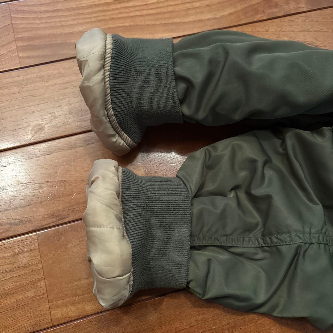 00s OLDGAP B-15 フライトジャケット M 襟ボア 中綿キルティング