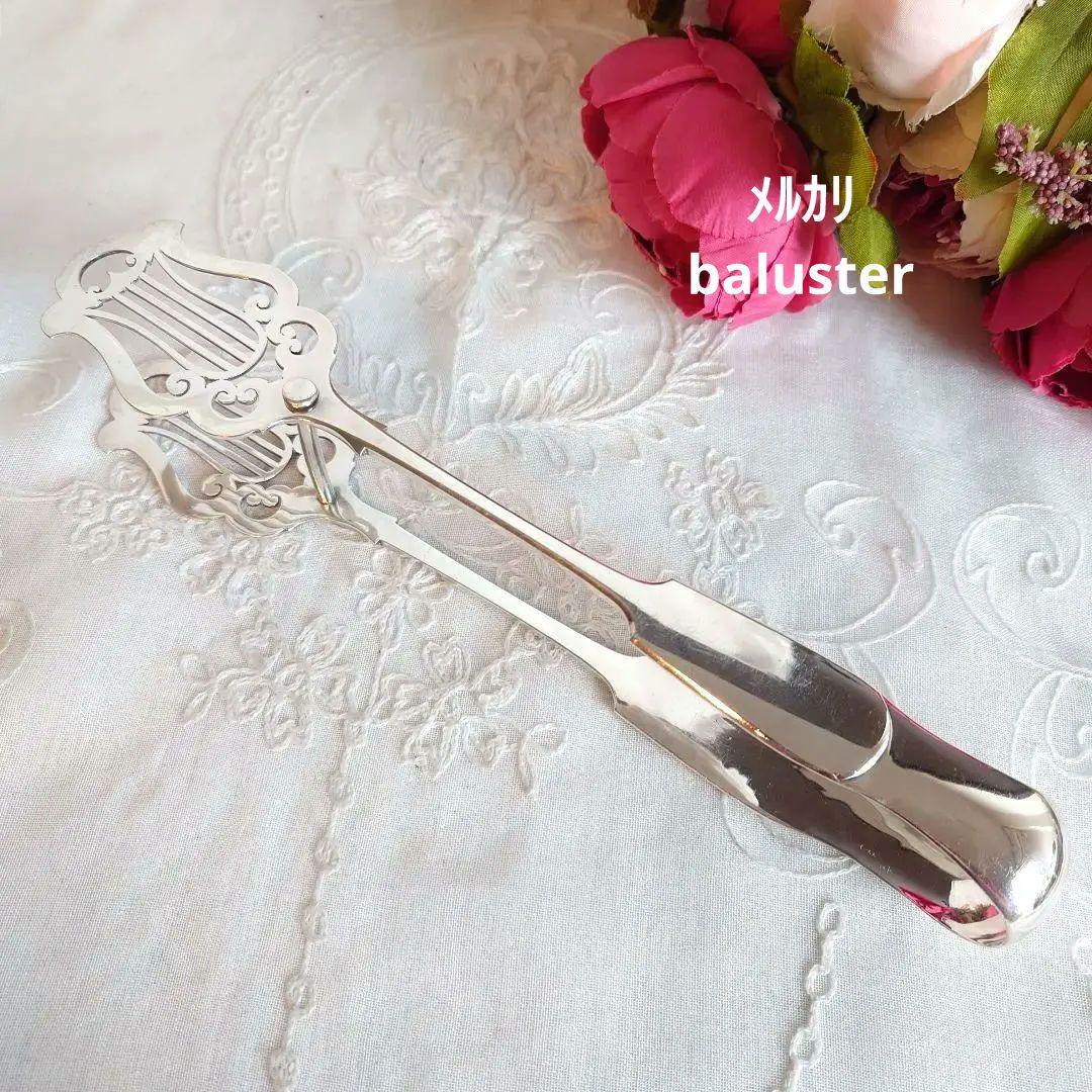 イギリス　アンティーク　シルバートング　サンドイッチトング　ケーキトング