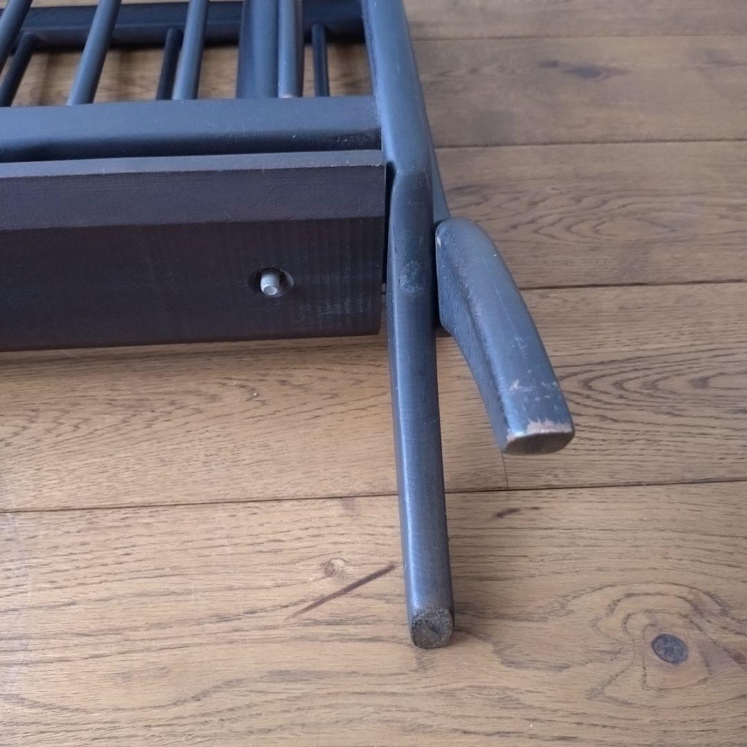 オールドマルニ マガジンラック マルニ木工 本立て 新聞入れ 昭和レトロ