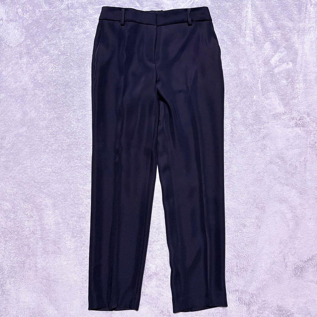 近年モデル【未使用】PLST パンツスーツ ノーカラー ウォッシャブル M