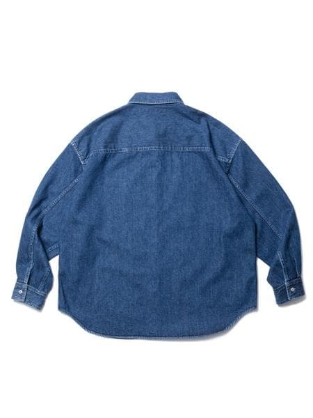 トップス COOTIE Denim Work Shirt Indigo Fade