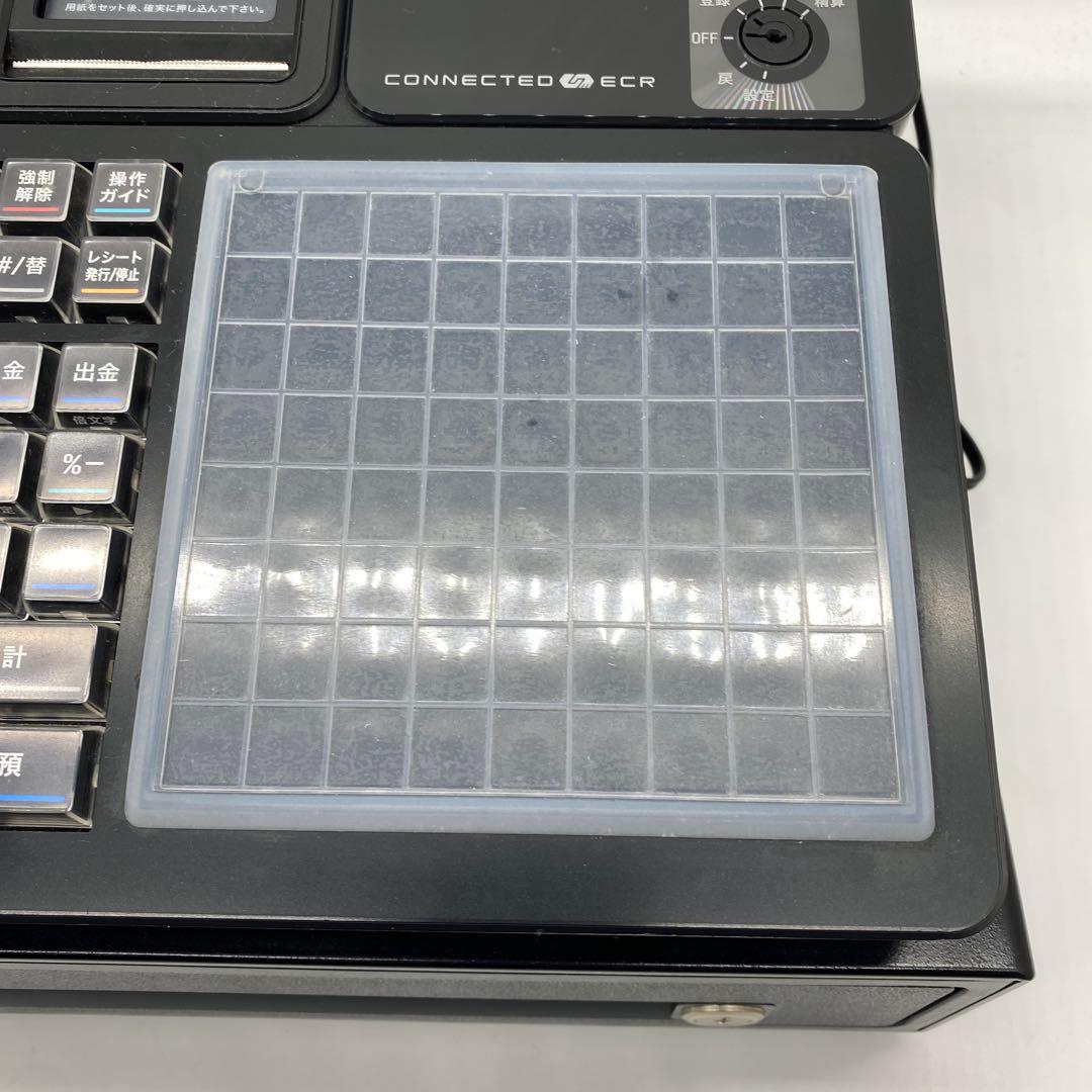カシオ電子レジスター ブラックcasio SR-C550-4SBKブラック4部門