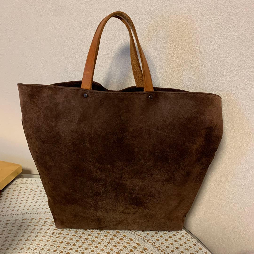 ブラウン スエード バッグ