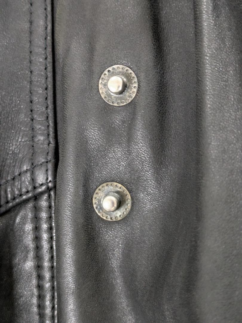 ラムレザー　ダブルブレストレザージャケット　U0922