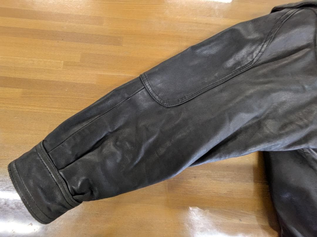 ラムレザー　ダブルブレストレザージャケット　U0922