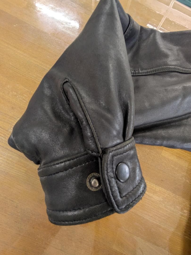 ラムレザー　ダブルブレストレザージャケット　U0922