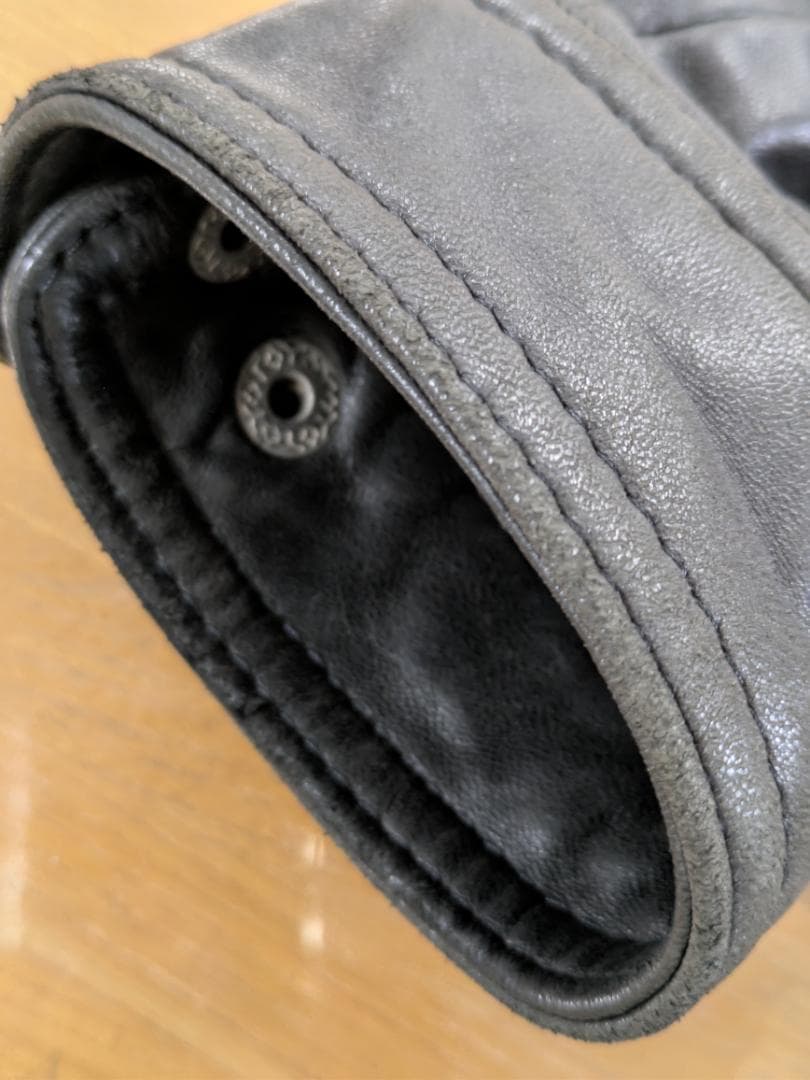 ラムレザー　ダブルブレストレザージャケット　U0922