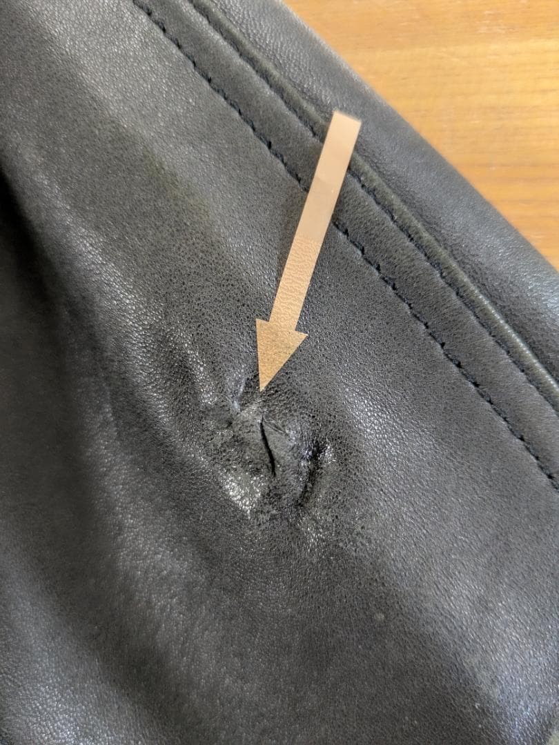 ラムレザー　ダブルブレストレザージャケット　U0922