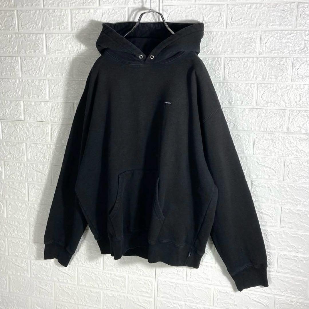 【超人気!!】SUPREME シュプリーム スモールボックスロゴ 刺繍 パーカー
