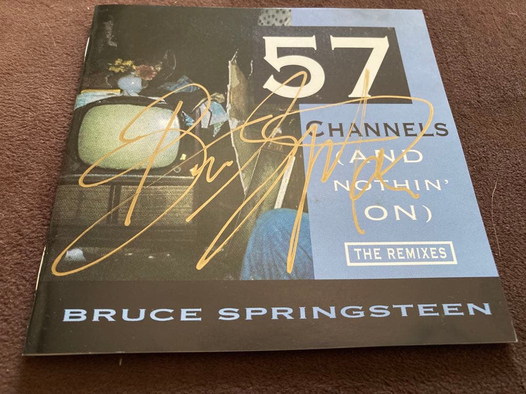レアBruce Springsteen サインCD ブルーススプリングスティーン