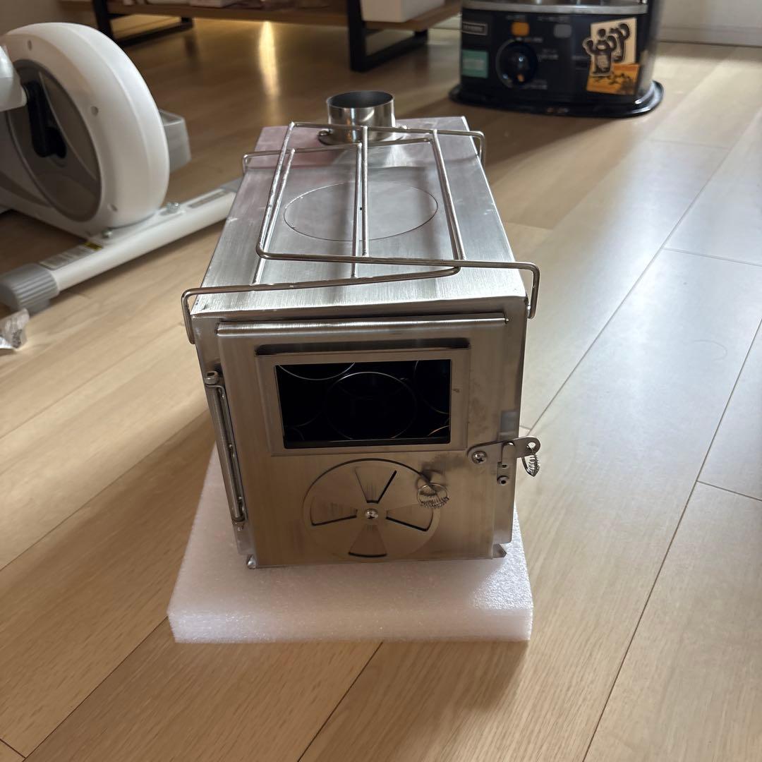 新品Tomount 薪ストーブ コンパクト ステンレス