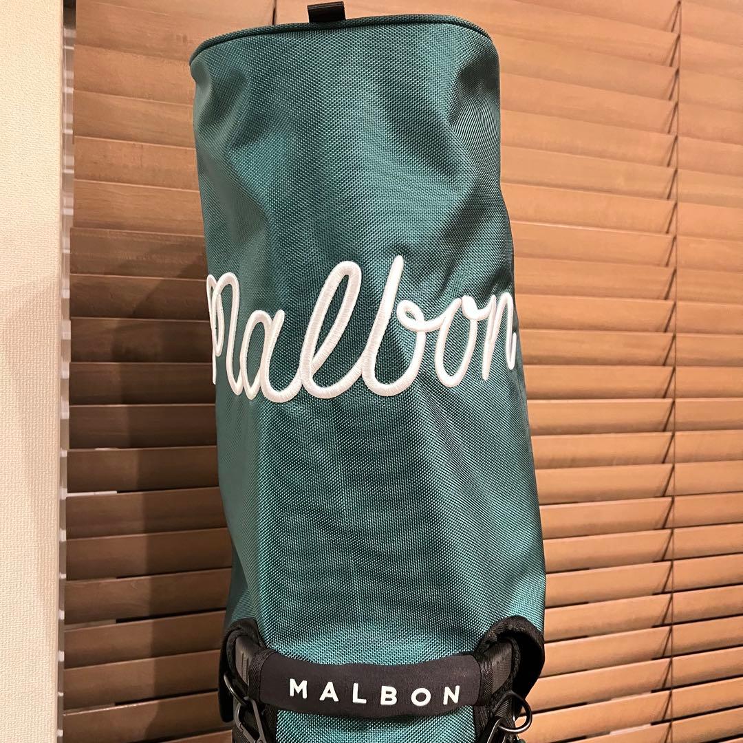 【即発送】25 MALBON マルボンゴルフ キャディバッグ ゴルフバッグ 緑