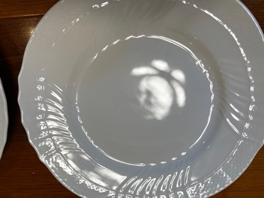 リチャードジノリ　ベッキオホワイト皿 4枚セット 26.5センチ