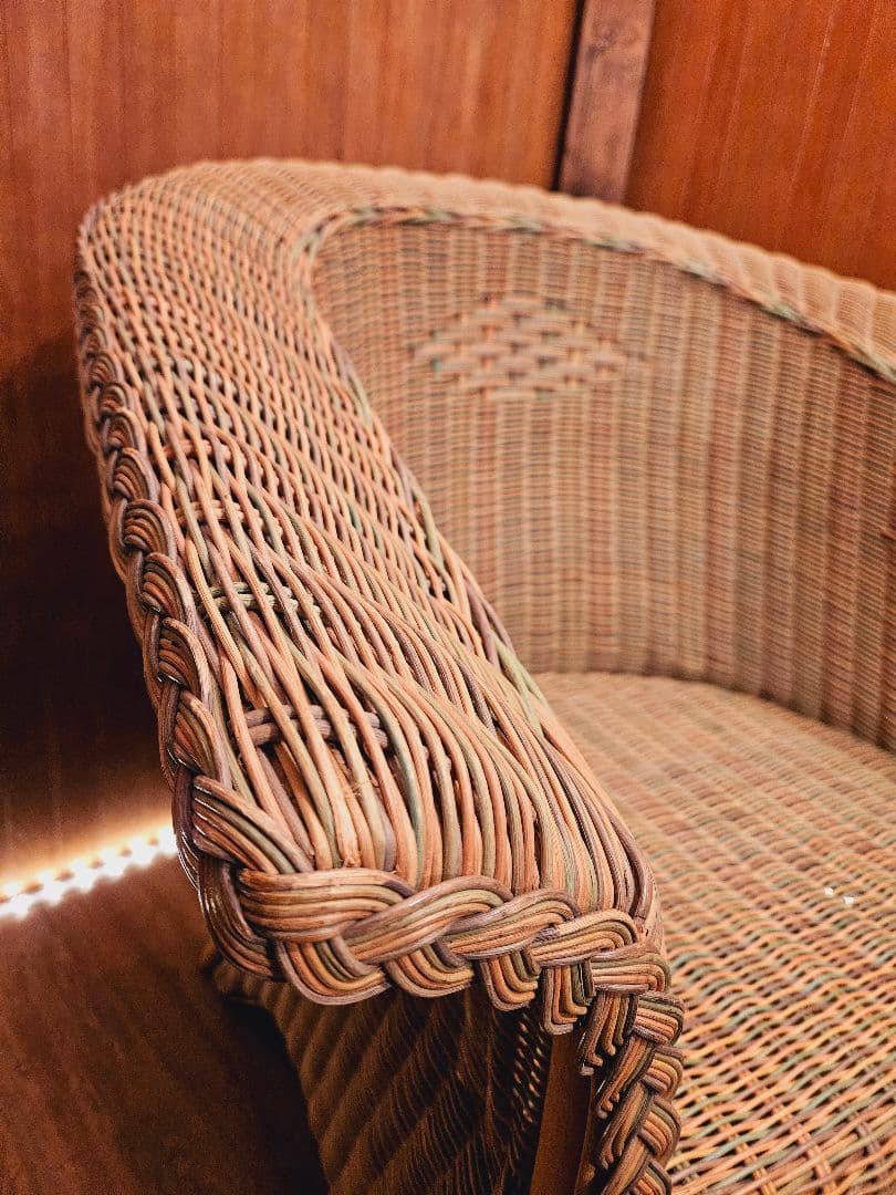 RattanAuster ナチュラル天然素材 日本製 1Ｐソファ② ラタンチェア