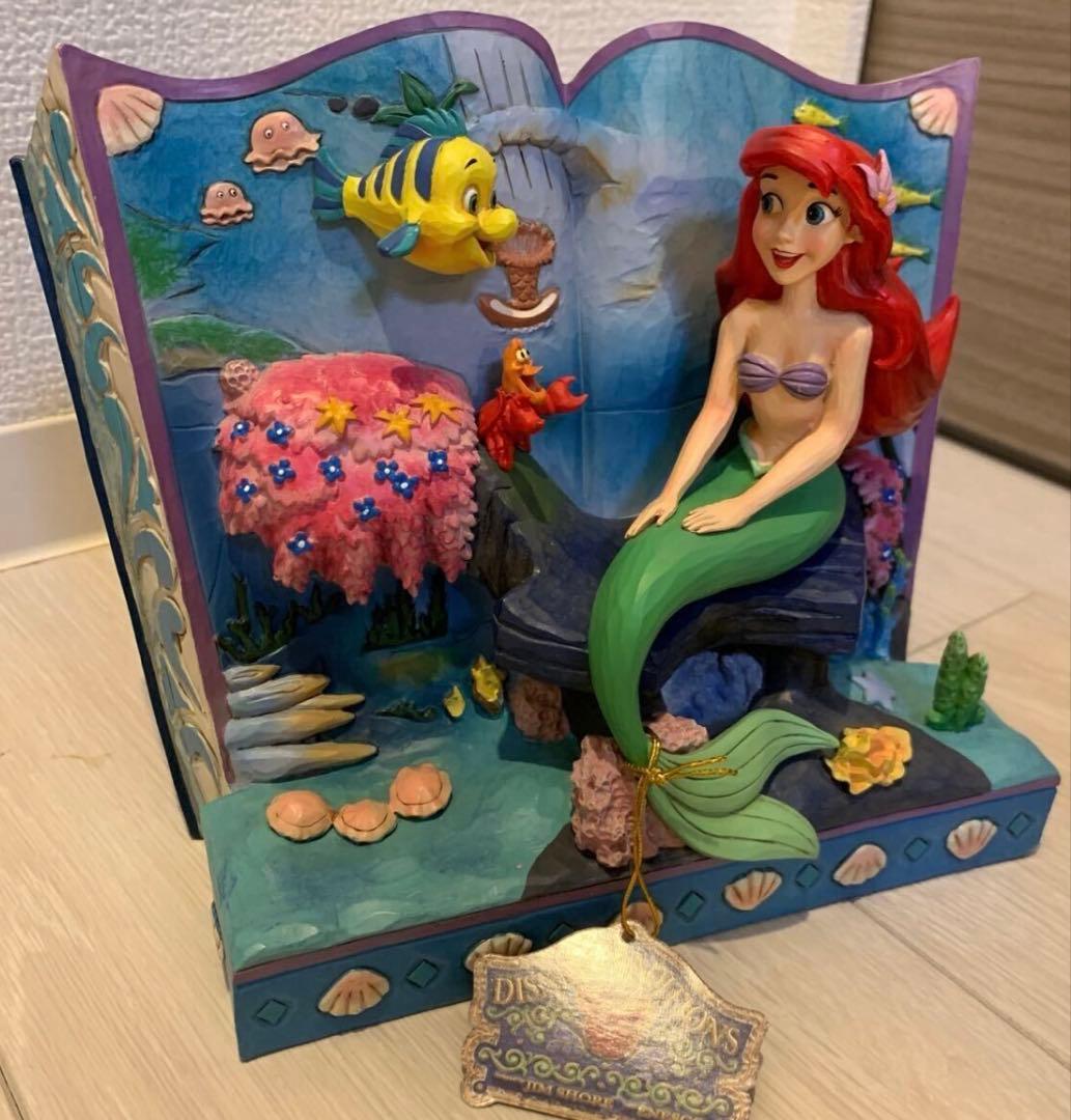 フィギュア ディズニー アリエル　木彫り　The little mermaid