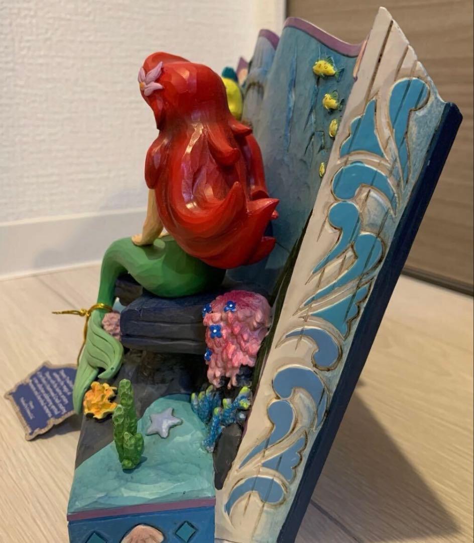 フィギュア ディズニー アリエル　木彫り　The little mermaid