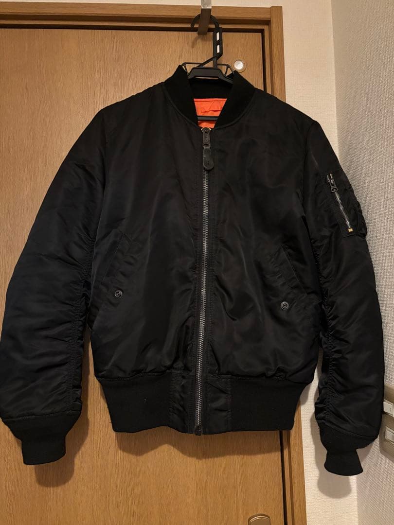 MA-1 ブラック フライトジャケット S