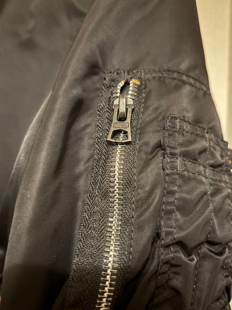 MA-1 ブラック フライトジャケット S