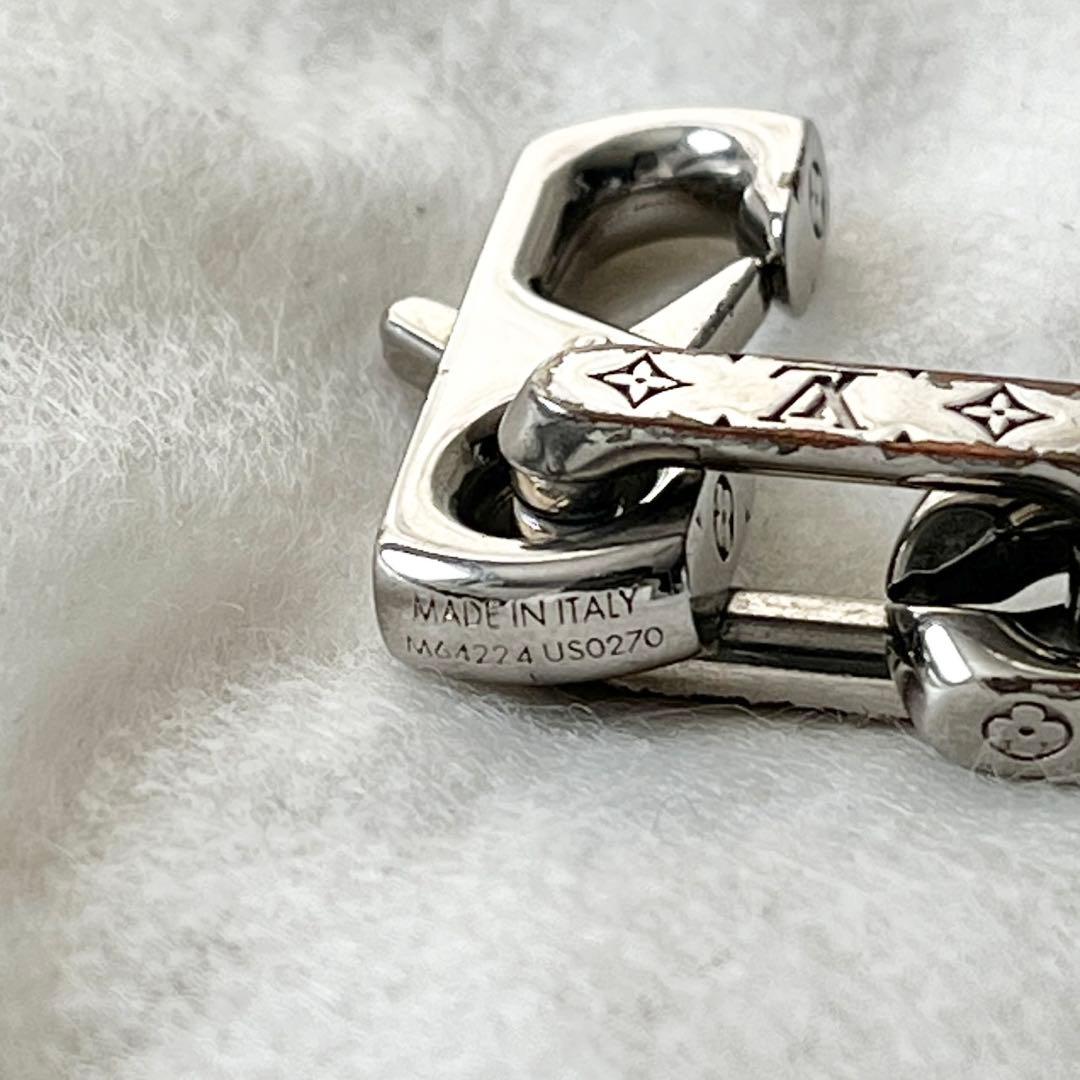 ルイヴィトン　モノグラム　ブレスレット　バングル M64224 コリエ　シルバー