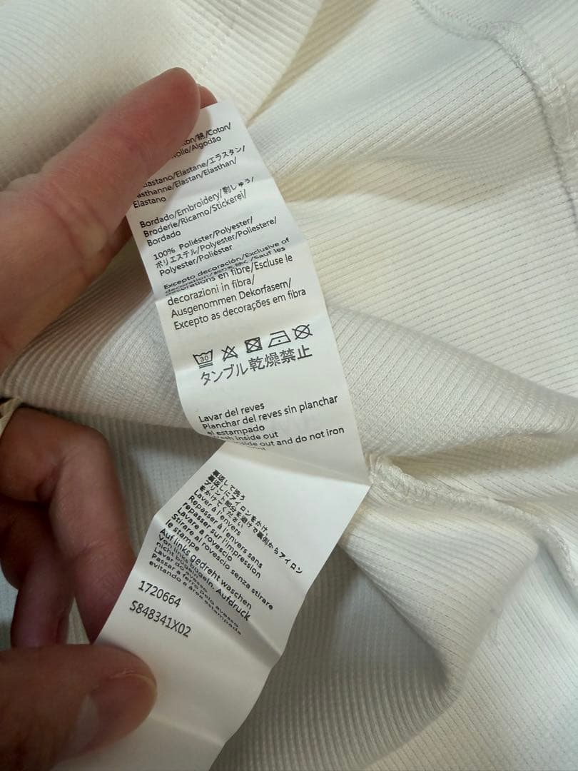 【新品】LOEWE ロエベ アナグラム ロゴ タンクトップ 白