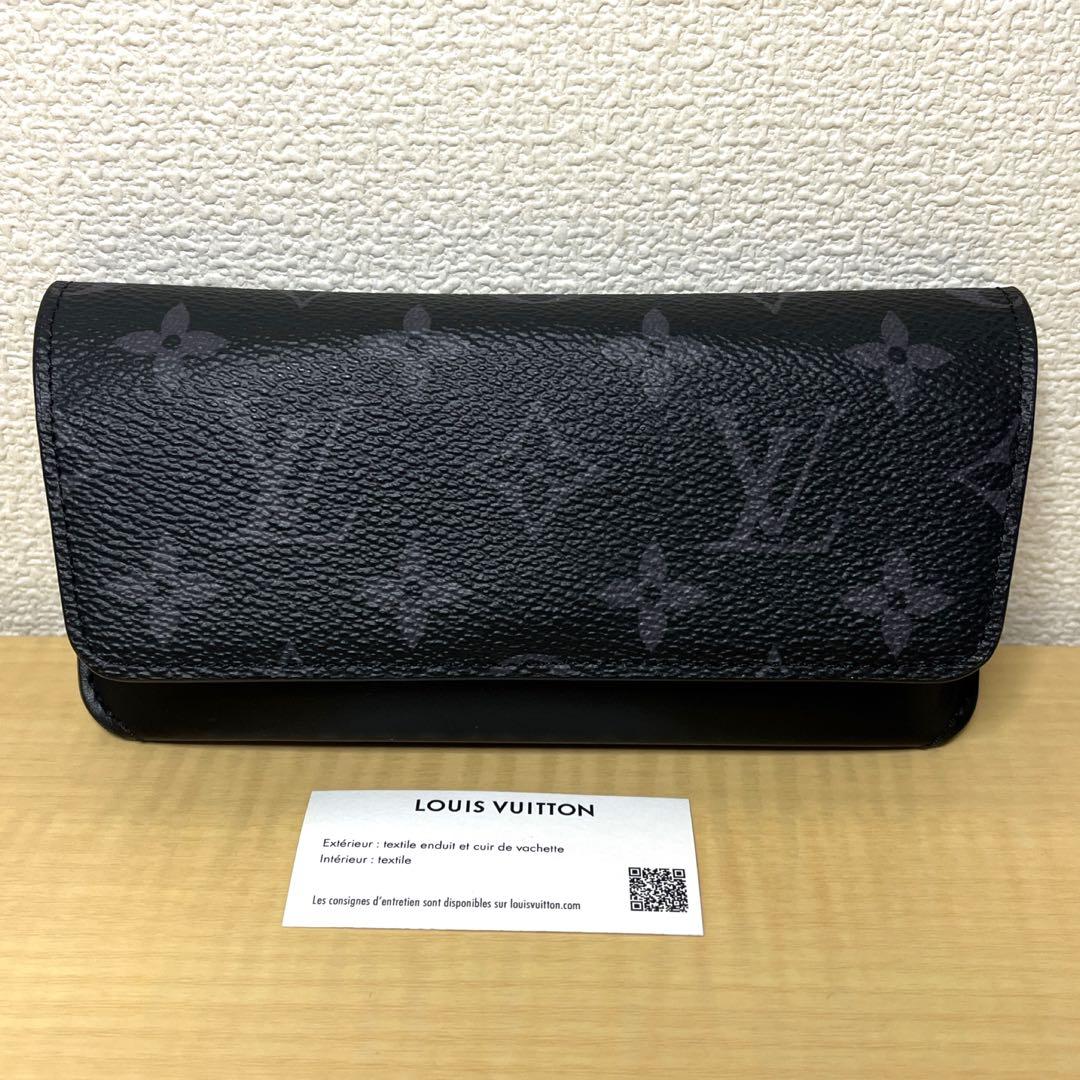 ふ*る様 ルイヴィトン エテュイ リュネット メガネケース モノグラム エクリプ