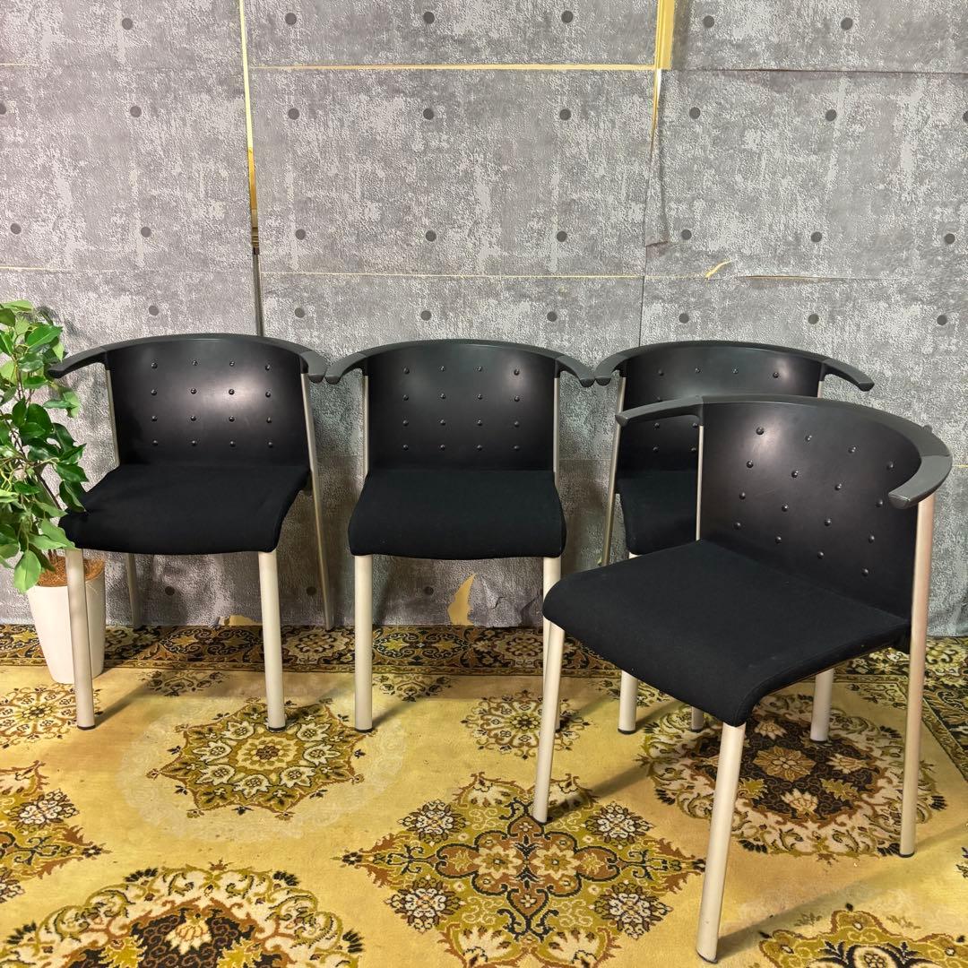 ꧁Wilkhahn ウィルクハーン꧂スタッキングチェア4脚セット ドイツ製家具