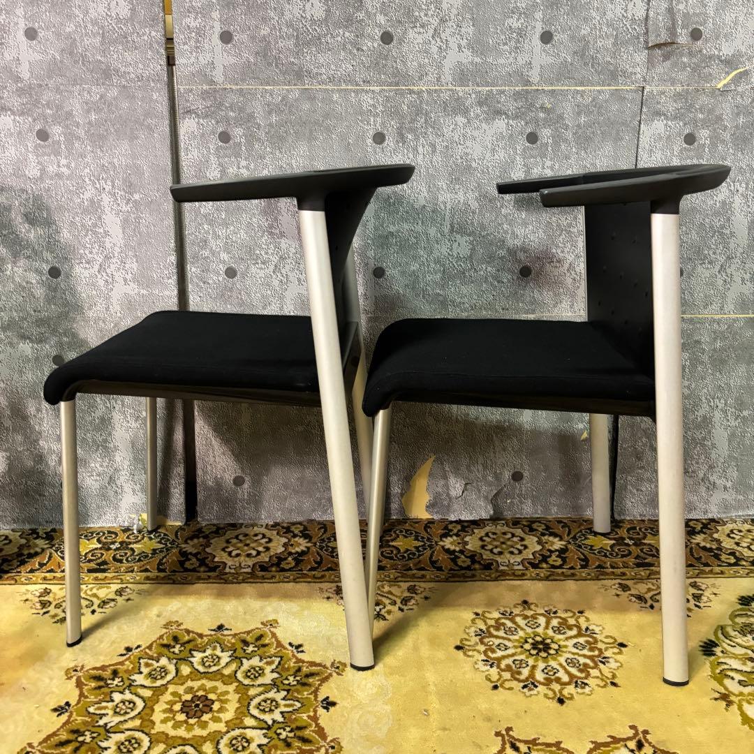 ꧁Wilkhahn ウィルクハーン꧂スタッキングチェア4脚セット ドイツ製家具