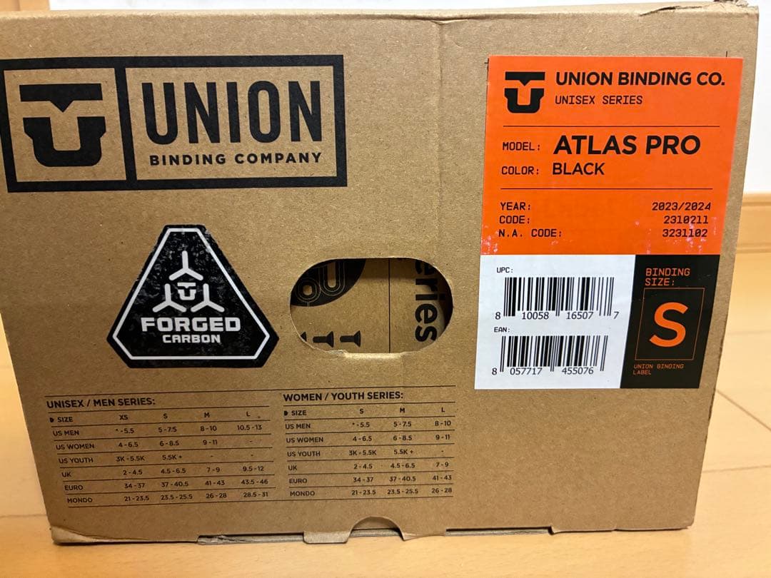UNION ATLAS PRO 新品未使用　サイズS
