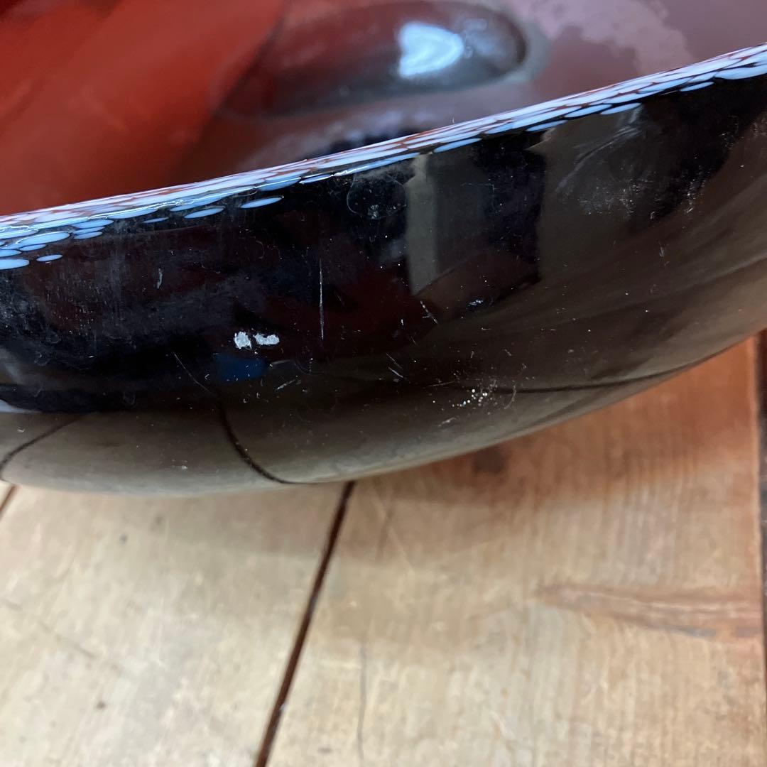 D-4 アンバーガラス ヴィンテージ食器 レトロポップ 昭和レトロ 琥珀色 ガラ